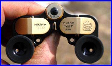 Nikon Mikron 2000 7x15 miniature binoculars